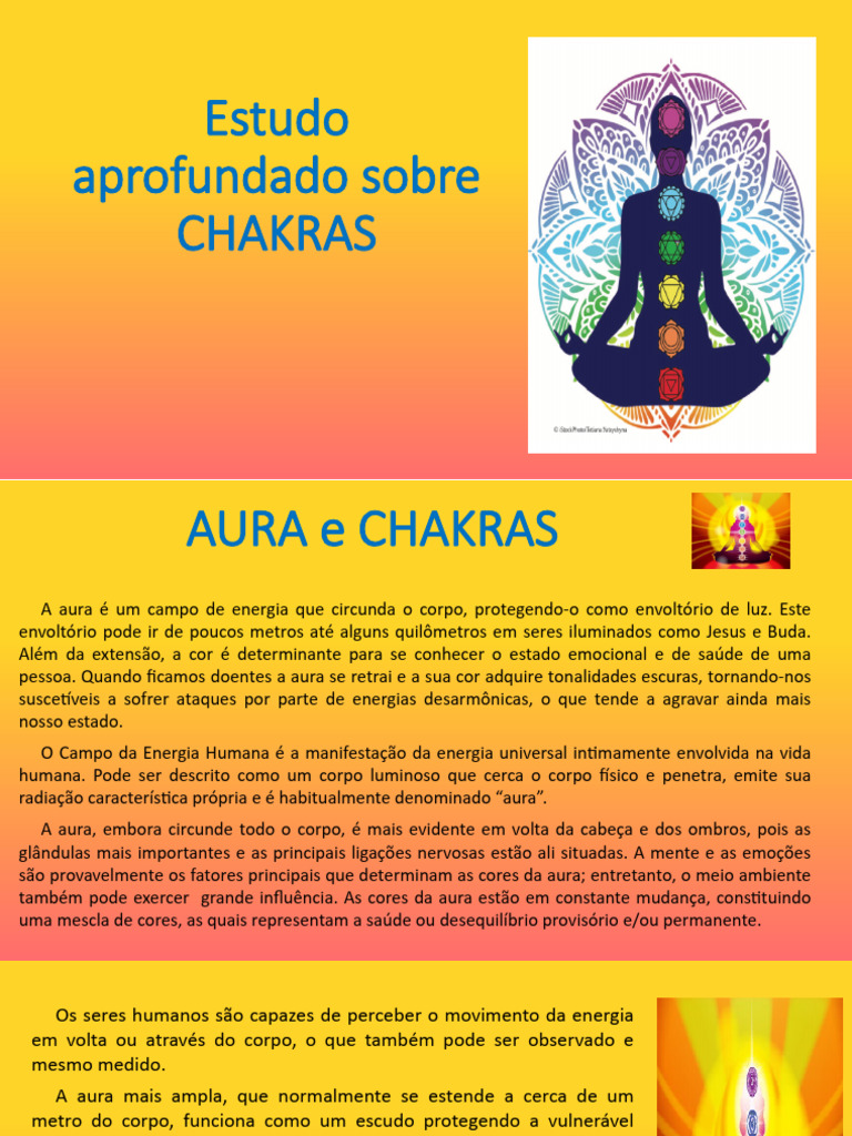Revitalização dos Chakras e Aura | PDF | Chacra | Corpo humano