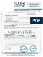 Certificado - Telurometro Testech