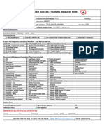 ASITE User Access Request Form