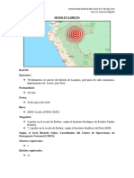 Sismo en Loreto Del 26 de Mayo Del 2019