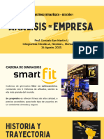 Presentación Gestión de MKT - Sección 1 - Análisis Empresa Smart Fit