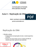 Aula 4 - Replicação de DNA e Mitose