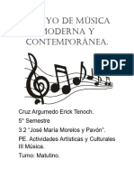 Ensayo de Música Moderna y Contemporánea