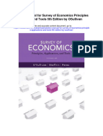 Solution Manual For Survey of Economics Principles Applications and Tools 5th Edition by Osullivan