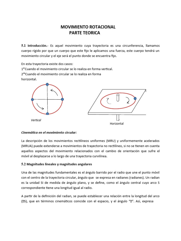 Movimiento Rotacional y Análisis | PDF | Velocidad | Aceleración