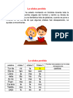 Ejercicios Dislexia - La Silaba Perdida