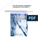 Solution Manual For Work Systems The Methods Measurement Management of Work Mikell P Groover