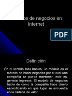 Modelos de Negocios en Internet