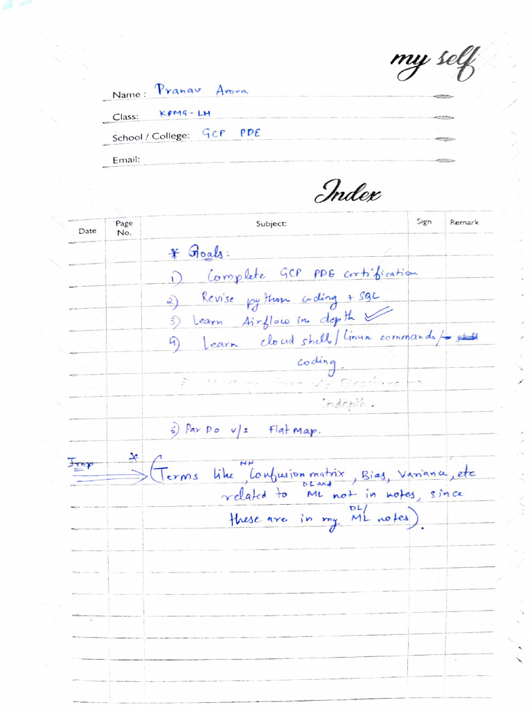 Gcp Pde Notes | PDF