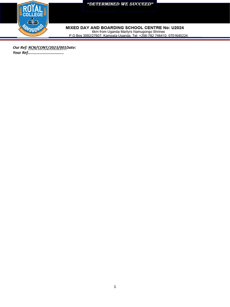 Headed Paper | PDF