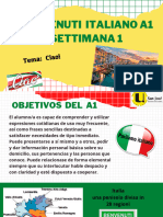 1 PDF Benvenuti Italiano A1 Settimana 1