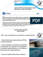 Programa de Pós-Graduação em Microbiologia Agropecuária Disciplina: Diversidade Microbiana e Biorremediação