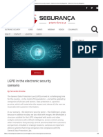 LGPD No Cenário Da Segurança Eletrônica - Pt.en