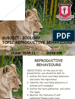 WK 10 Reproductive Behaviors