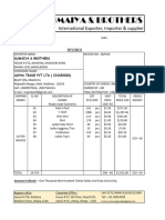 Invoice - Sumaiya Brothers