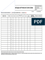 SG-ELECT-FOR-20 Inspección de Arnes