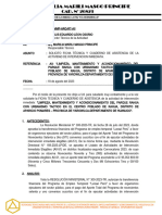 Informe #02 Solicito Ficha Tecnica y Cuaderno de Asistencia