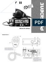 Manual de Utilizare Statie Radio Auto CB President Teddy II