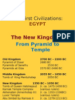 The First Civilizations - Egypt - Middle and New Kingdoms