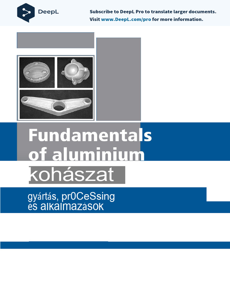 Fundamentals of Aluminium Metallurgy - Hu | PDF