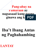 Ang Pang-Abay Na Pamaraan Ay Nagsasaad Kung Paano