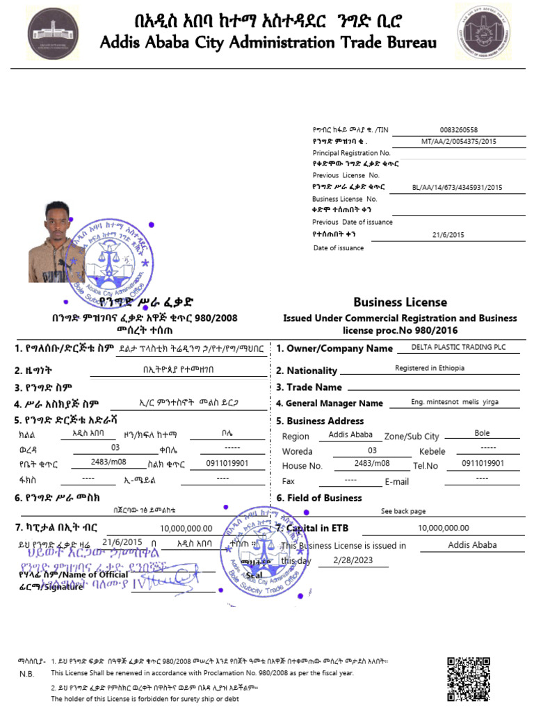 Business License | PDF