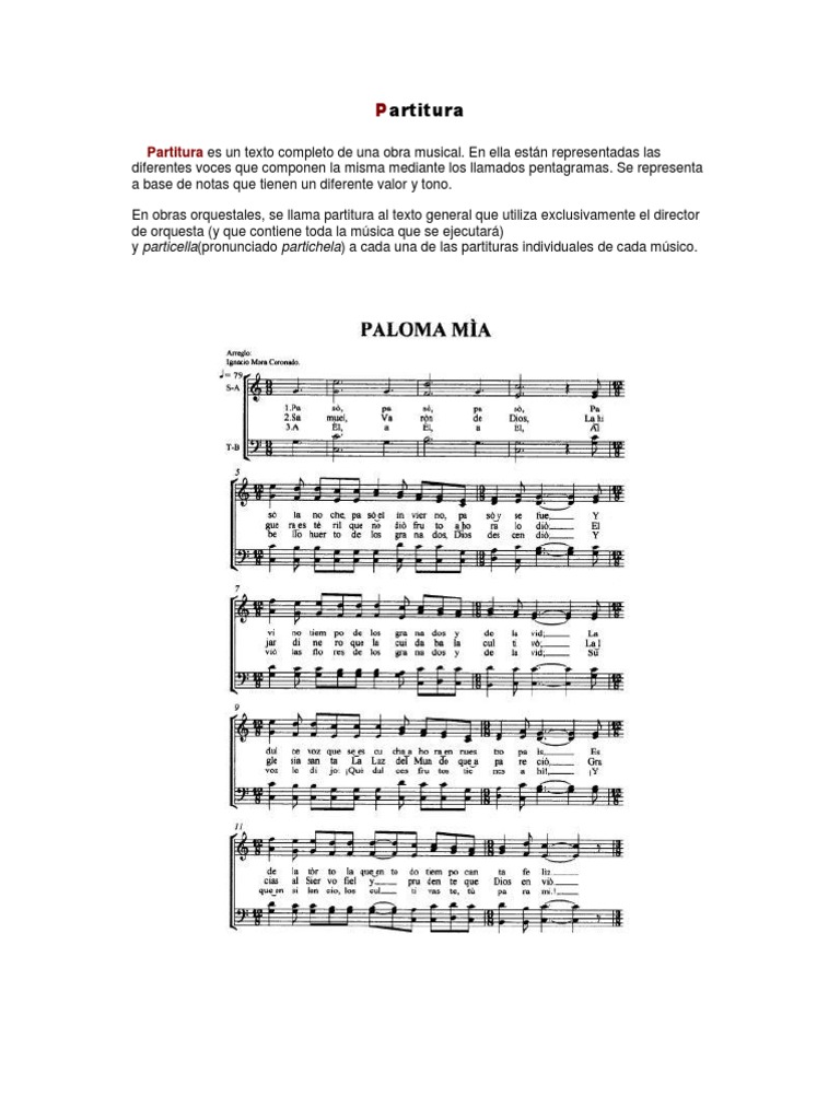 Guía Completa de la Partitura | PDF | Clave | Acorde (Música)