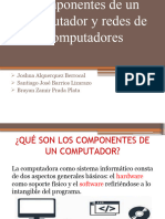 Componentes de Un Computador y Redes de Computadores