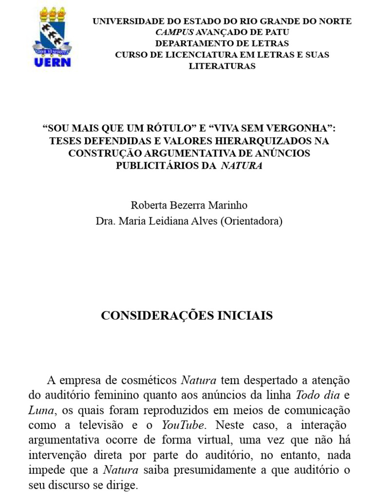 Slide De Apresentação Tcc Download Grátis Pdf Publicidade Retórica