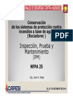 Conservacion de Los Sistemas de Proteccion Contra Incendios Ing. Juan A. Alippi