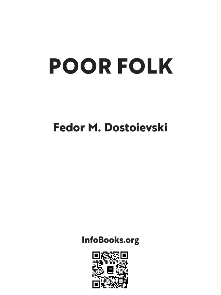Dostoevsky's Poor Folk: A Summary | PDF