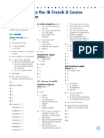 Answers To The IB French B Course Companion