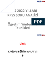 KPSS SORU ANALİZİ (ÖYT) Calis