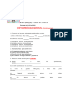 Aula 7.1portugues Turmas 5o Ano Semana de 01 A 05 de Marco de 2021