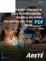 Aplicación Interactiva para La Estimulación Fonética en Niños Escolares Con Trastornos Fonológicos