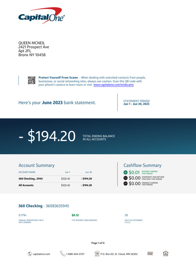 20230601-Bank Statement - Unlocked | PDF | Debit Card | Transaction Account