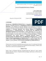 Derecho de Propiedad Intelectual en Panama