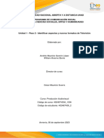 Unidad 1 - Paso 2 - Identificar Aspectos y Nuevos Formatos de Televisión FINAL