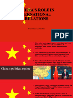 China's Role in International Relations