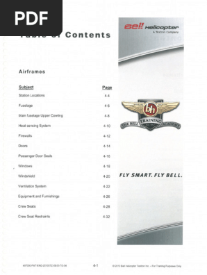 104 Fuselaje Bell 407 | PDF
