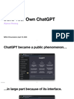 Build Your Own ChatGPT Presentation