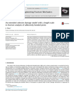 Chen (2014) - An Extended Cohesive Damage Model With A Length Scale in Fracture Analysis of Adhesively Bonded Joints