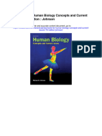 Test Bank For Human Biology Concepts and Current Issues 7th Edition Johnson