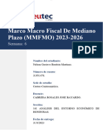 Marco Macro Fiscal de Mediano Plazo (MMFMP) 2023-2026
