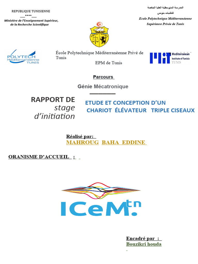 Rapport de Stage Initiation | PDF | Business
