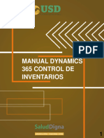 Manual Dynamics 365 Control de Inventarios