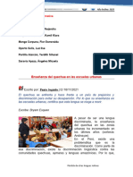 1 - Ficha de Lectura Informativa - Enseñanza Del Quechua en Las Escuelas Urbanas