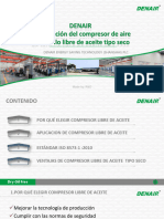 DENAIR Presentación Del Compresor de Aire de Tornillo Libre de Aceite Tipo Seco DWW Serie