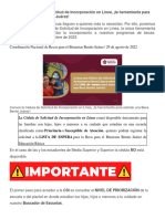 Conoce La Cédula de Solicitud de Incorporación en Línea