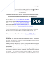 Correlación Entre Aspectos Clínicos, Imagenológicos e Histopatológicos